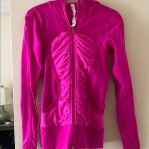 Lululemon size 4 hot pink jacket